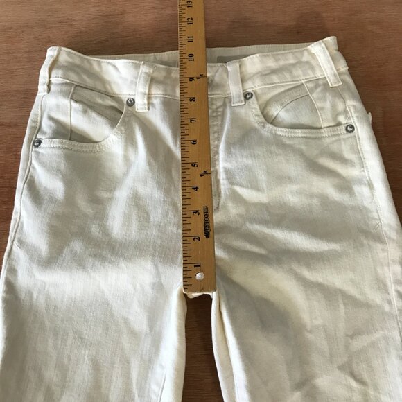 Pilcro and the Letterpress Legging Skinny Jeans Women 27 White Mid Rise Stretch - Picture 9 of 14